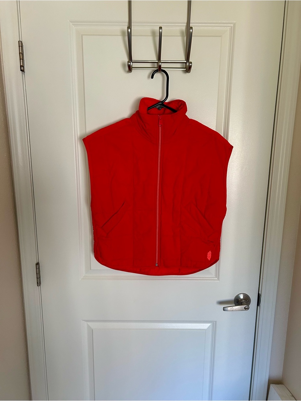 Women’s Vibrant, red, free people movement vest